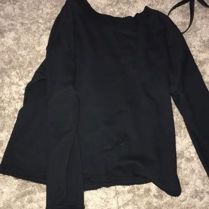 Black Abercrombie and Fitch sweater